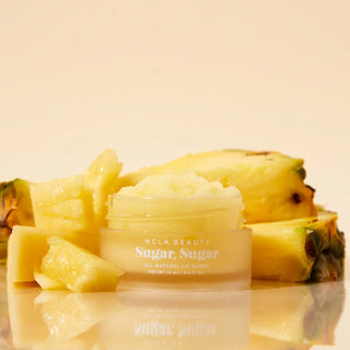 Exfoliant pour les lèvres au sucre et à l'ananas