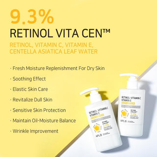Retinol Vitamin C Vitamin E Body Lotion