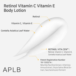 Retinol Vitamin C Vitamin E Body Lotion