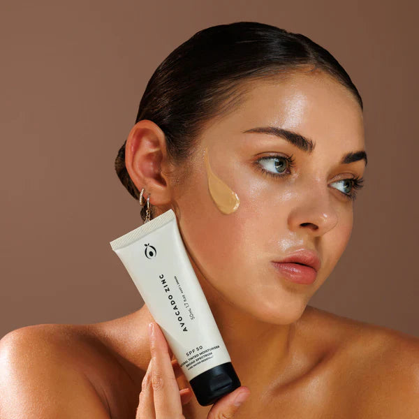 Avocado Zinc - SPF 50 Natural Tinted Moisturiser – Skin-Nomad