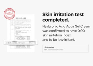 Hyaluronic acid Aqua gel Cream