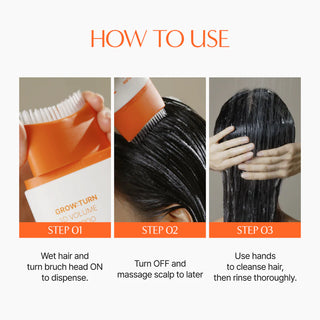 GROW:TURN 3D Volume Shampoo