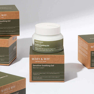 Mary&May Sensitive Soothing Gel Cream, moisturizer, Skin-Nomad