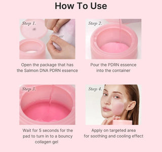 PDRN Pink Collagen Toning Gel Toner Pad