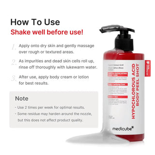 Medicube Hypochlorous Acid Body Peel Shot