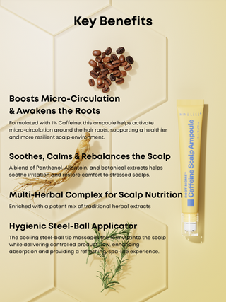 NINE LESS Root-Biome™ Caffeine Scalp Ampoule