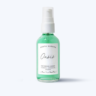 Earth Harbor Naturals OASIS Deep Pore Gel Cleanser: Chlorophyll + Botanical BHA