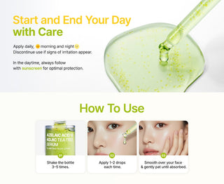 PURITO SEOUL Azelaic Acid 10 Kojic Tea Tree Serum