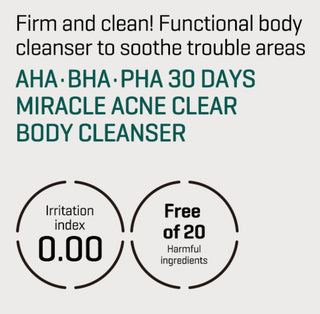 AHA BHA PHA 30 Days Miracle Clear Body Cleanser