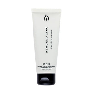 Avocado Zinc SPF 50 Natural Tinted Moisturiser - Tan