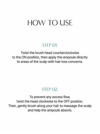 lilyeve Scalp:Turn CICA PDRN Brush Ampoule