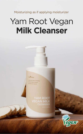 ISNTREE Yam root Vegan Milk Cleanser, cleanser, Skin-Nomad